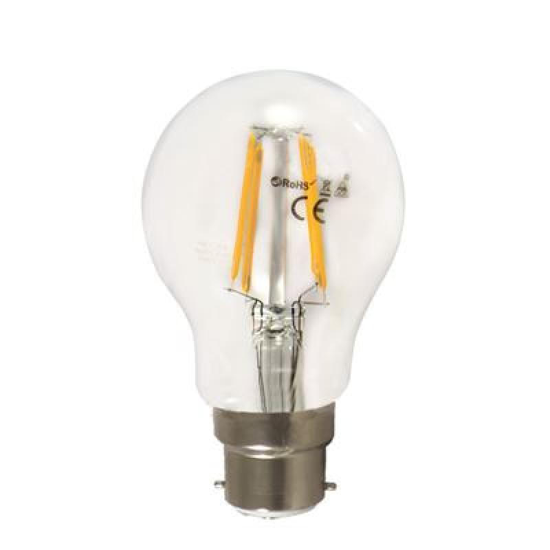 AMPOULE LED FILAMENT CLAIRE B22 6W