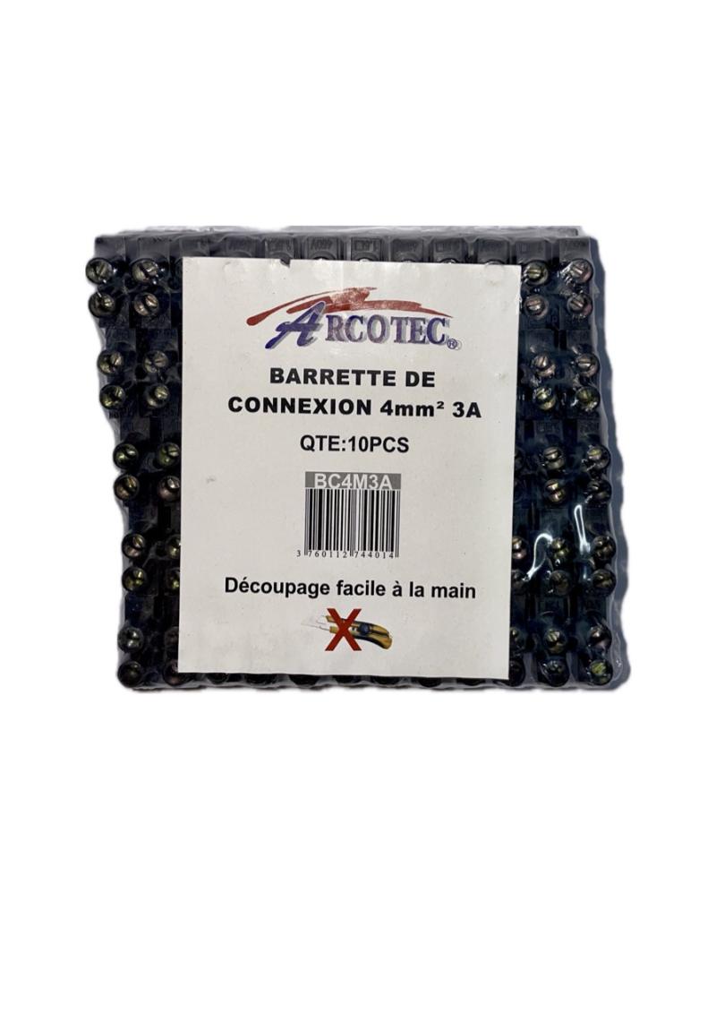 BARRETTE CONNEXION 4MM 3A / BORNE