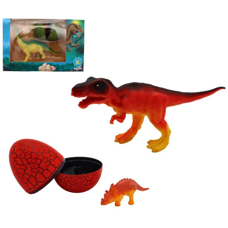 ANIMAL DINO OEUF 15CM+BEBE