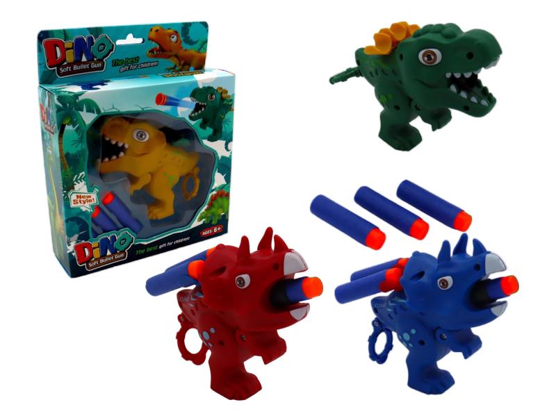 ANIMAL DINO 12CM LANCE FLECHE (mousse bullet)