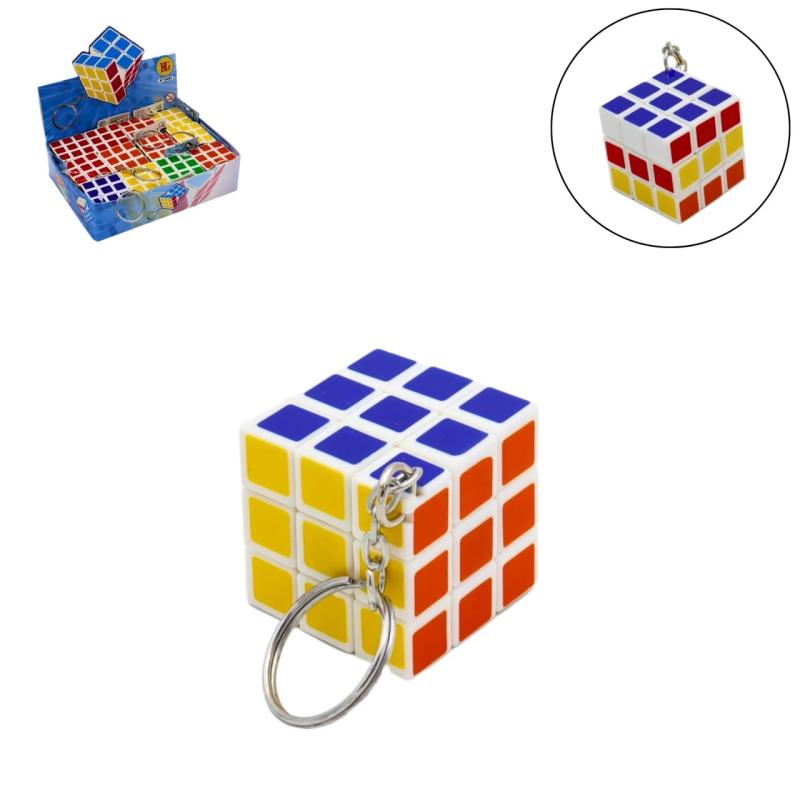 PORTE CLE JEU PATIENCE CUBE 3.5CM