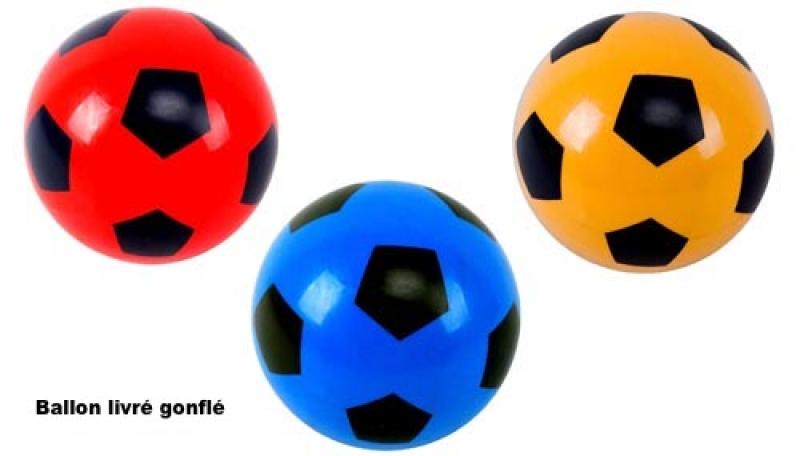 BALLON PVC FOOT 13CM 3C GONFLE