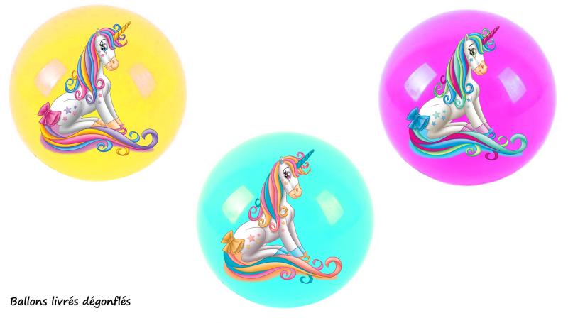 BALLON PVC LICORNE 23CM