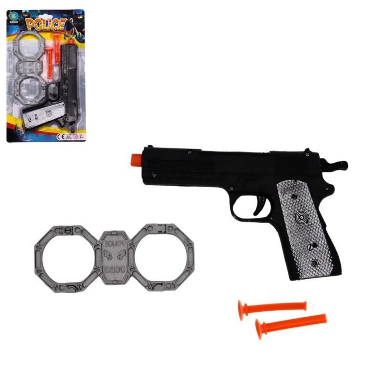PISTOLET FLECHES POLICE 20.5CM