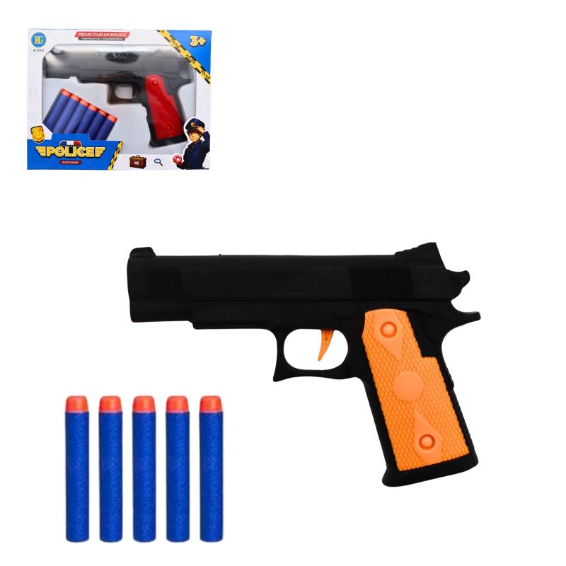 PISTOLET 6 FLECHE MOUSSE