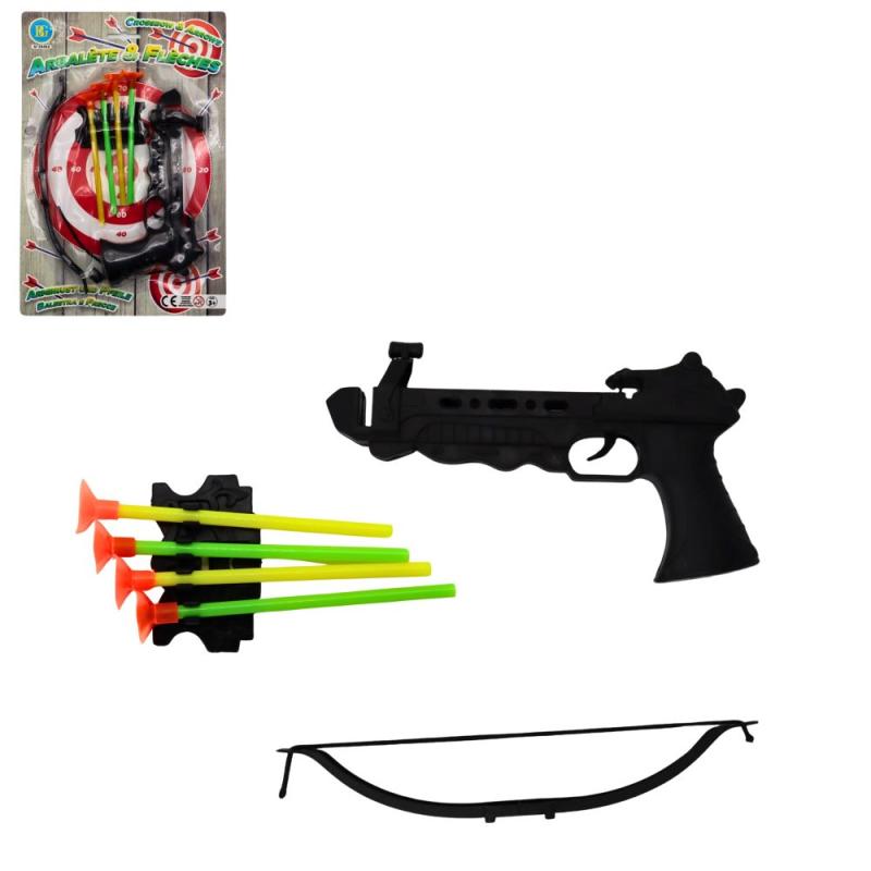 PISTOLET FLECHE ARBALETE 19CM
