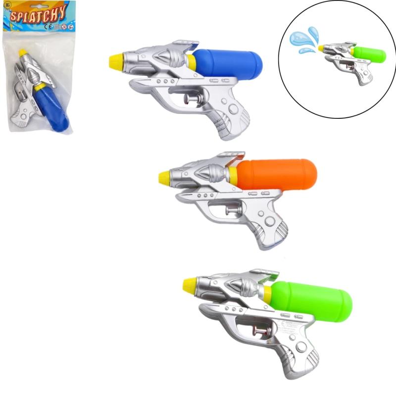 PISTOLET A EAU 17,5CM SPATIAL GRIS 29725