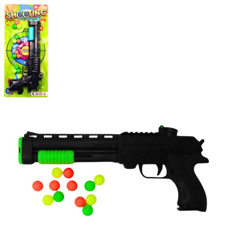 ARME FUSIL 25CM BOWLING + 12 BALLES (pistolet)
