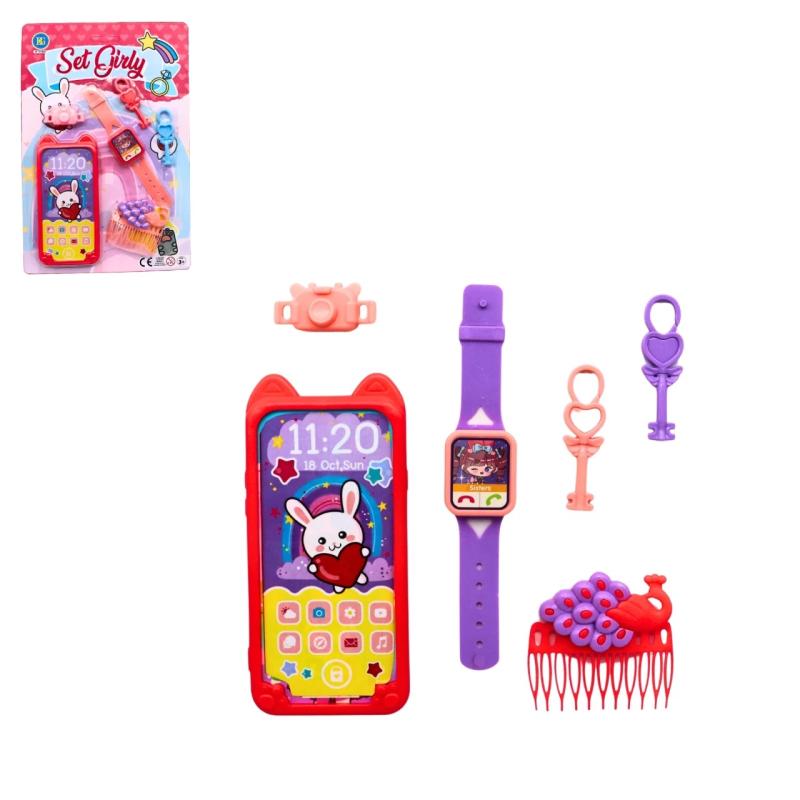 SET TELEPHONE MONTRE girly