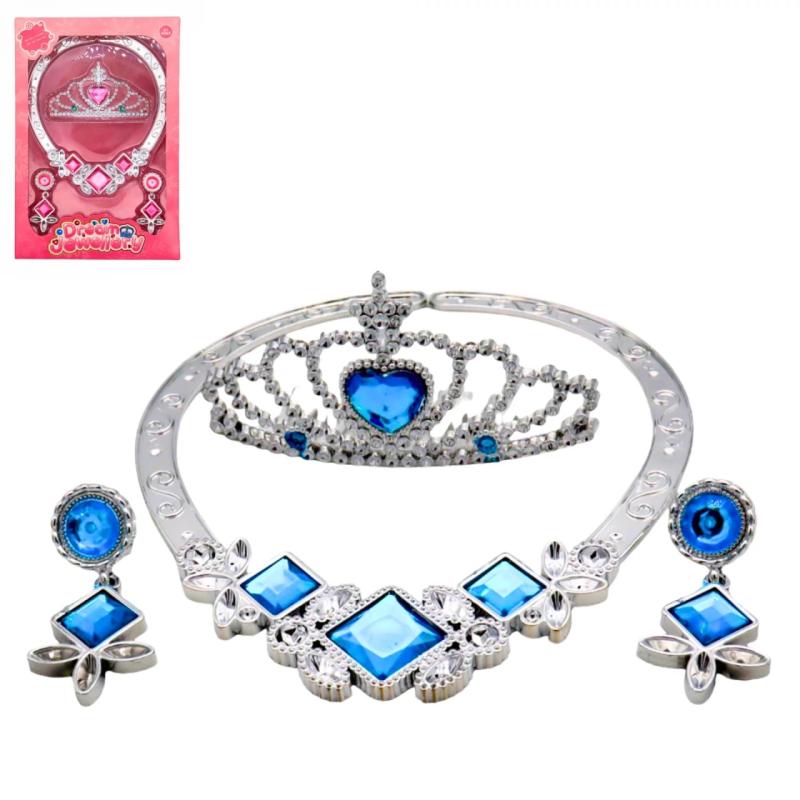 BEAUTE PRINCESSE DIADEME + COLLIER COFFRET BIJOUX