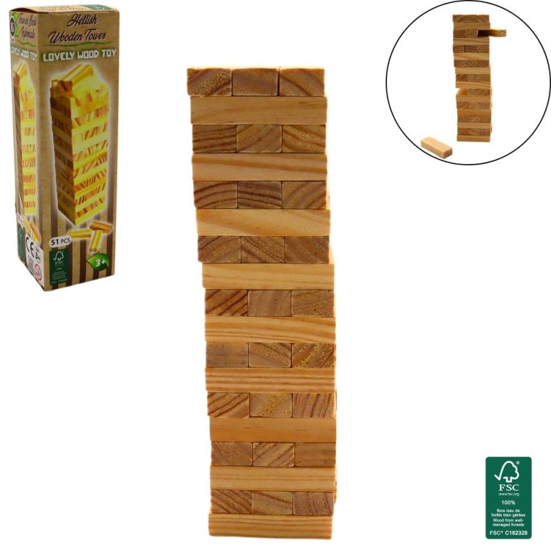TOUR INFERNALE EN BOIS