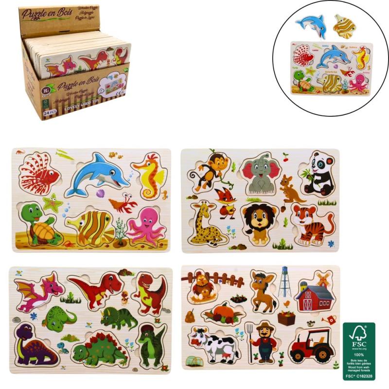 PUZZLE BOIS 6/7PCS