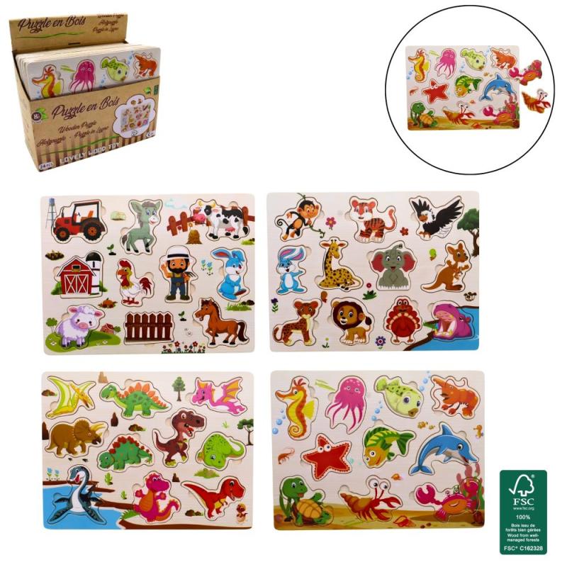 PUZZLE BOIS 11PCS