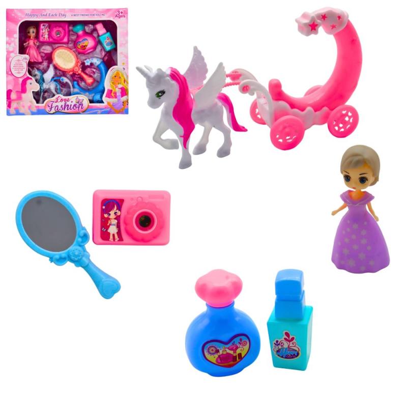 POUPEE CARROSSE LICORNE (love fashion)