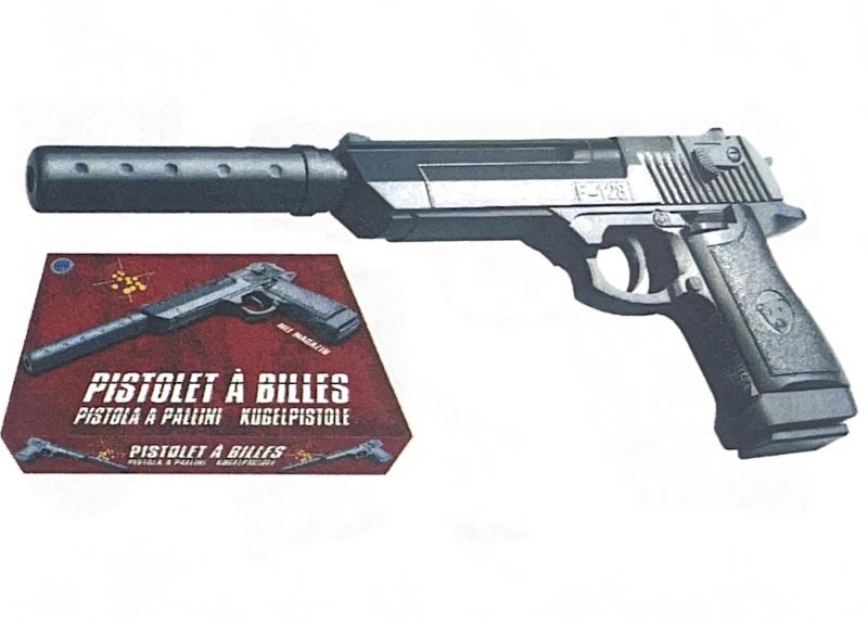 PISTOLET BILLES 22CM 50491
