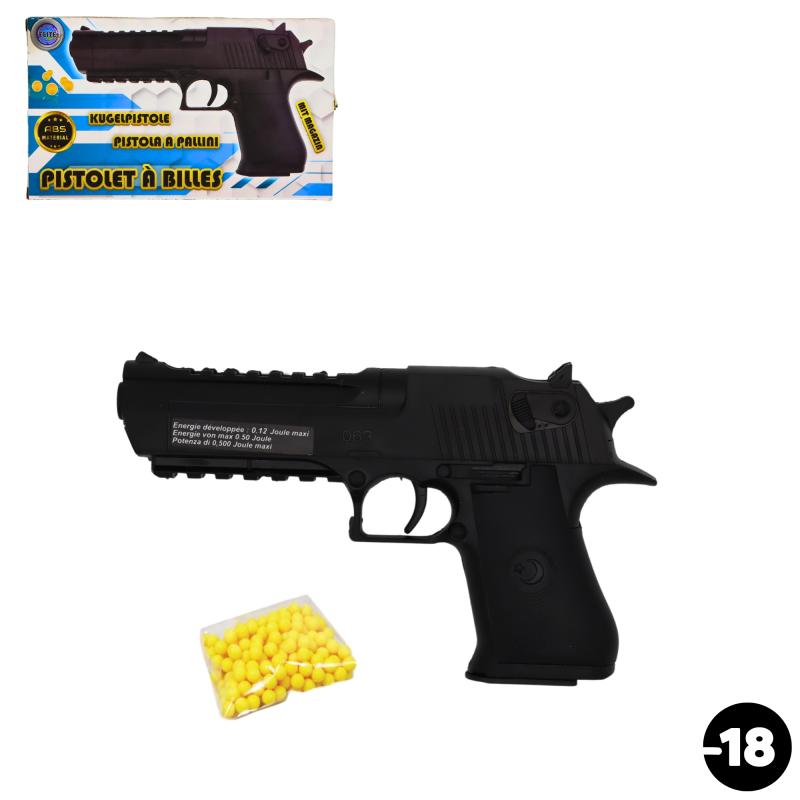 PISTOLET BILLES 19CM 50750