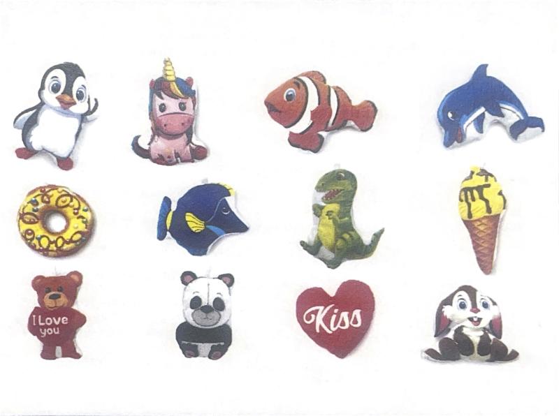 PELUCHE ASSORTIES 17-18CM