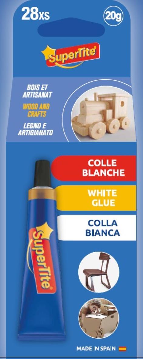 SUPERTITE COLLE BLANCHE 20G BOIS