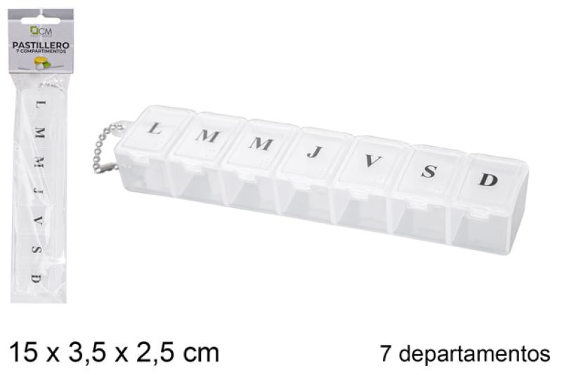 PILULIER 7 COMPARTIMENTS (medicament)