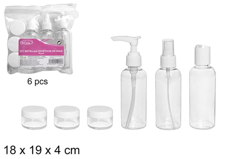 SET BOUTEILLE VOYAGE 6PCS