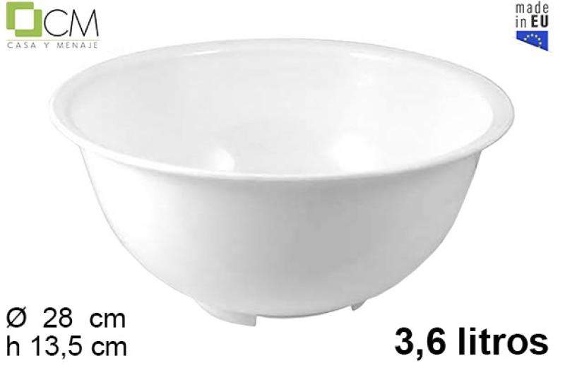 BOL PLASTIQUE 3.6L blanc