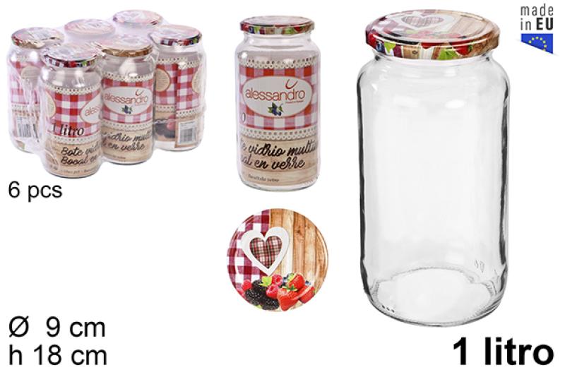 POT EN VERRE 1L