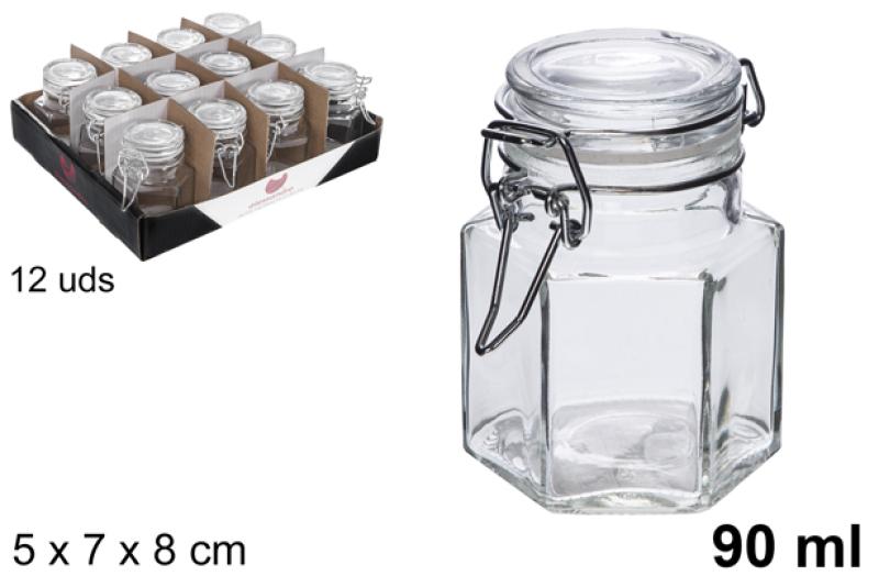 POT EN VERRE HERMETIQUE 90ML