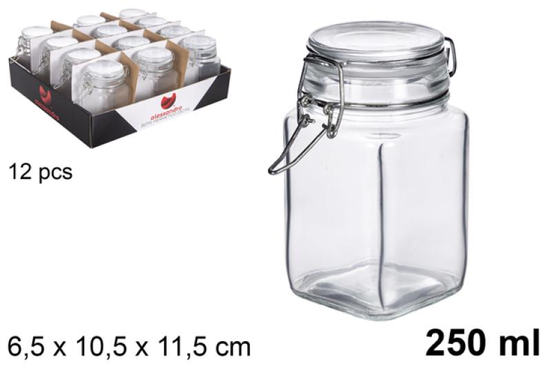 POT EN VERRE HERMETIQUE 250ML