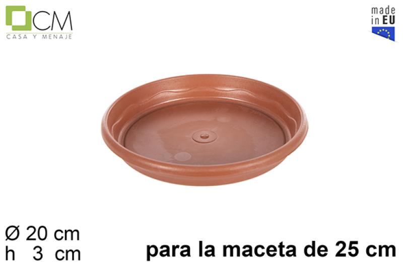 SOUCOUPE POT FLEUR 25CM
