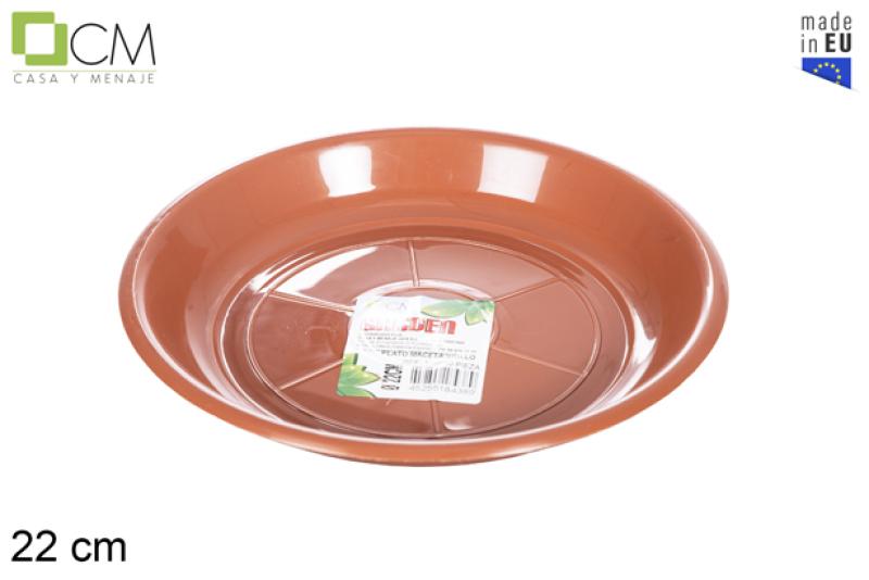 SOUCOUPE POT FLEUR 22CM