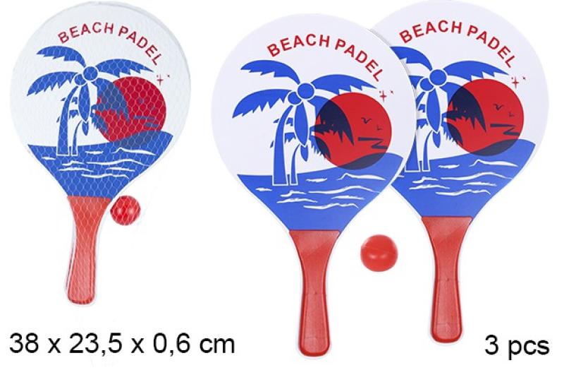 RAQUETTE PLAGE blanc