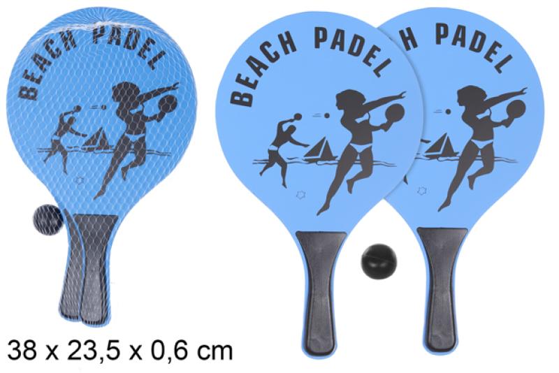 RAQUETTE PLAGE bleu