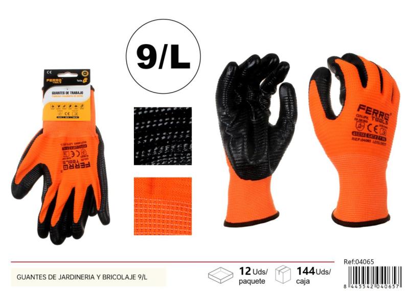 GANT TRAVAIL NOIR/ORANGE