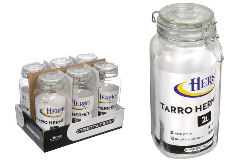 POT EN VERRE HERMETIQUE 2L