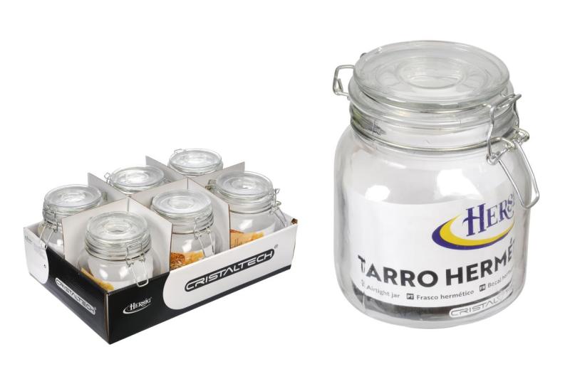 POT EN VERRE HERMETIQUE 1L