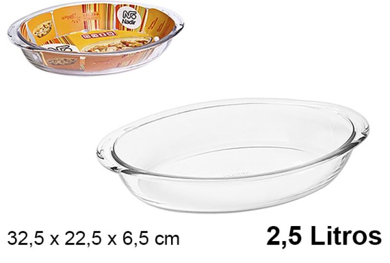 PLAT OVALE VERRE 2.5L