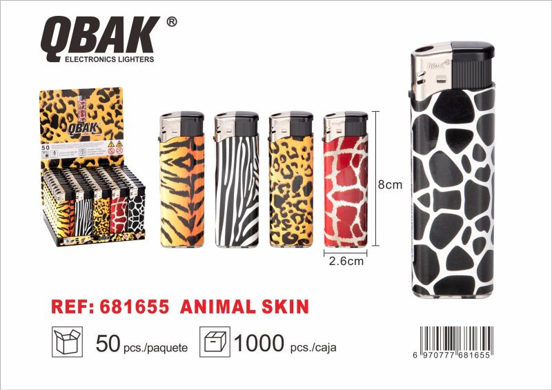 BRIQUET ELECTRONIQUE QB ANIMAL SKIN