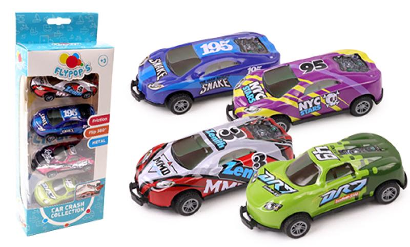BTE/4 CRASH RACING CAR METAL 9 CM