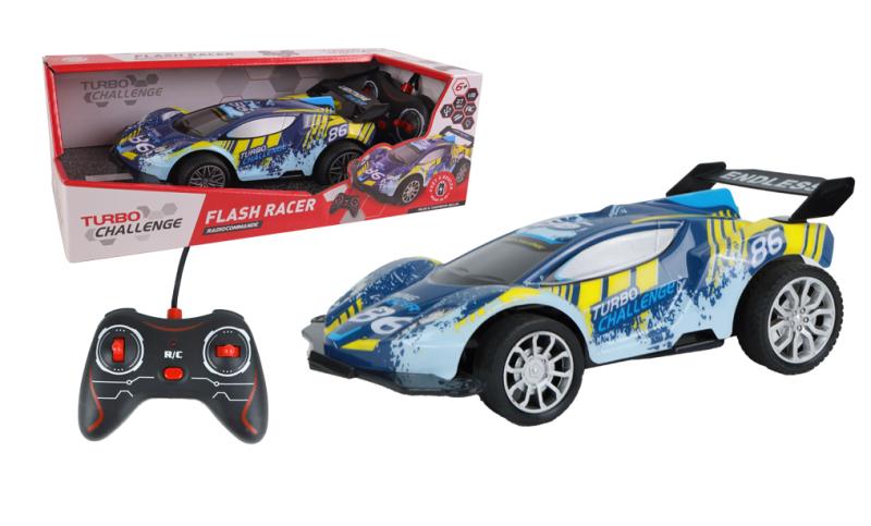 VOITURE COURSE R/C 23CM 1:18 FLASH RACER