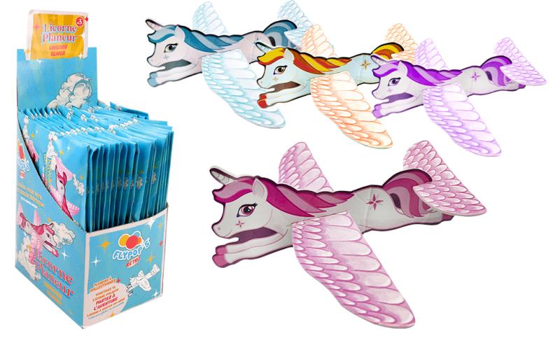AVION GLIDER LICORNE PLANEUR 18CM