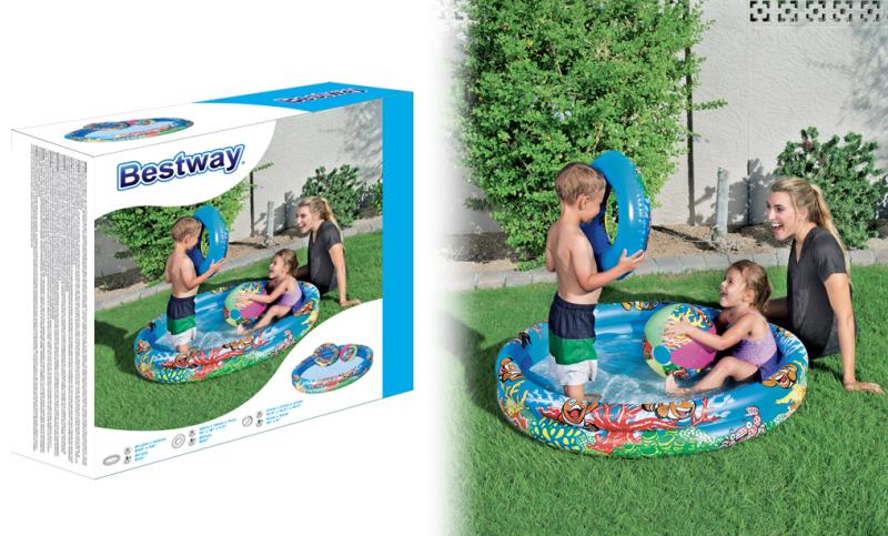 SET PISCINE D122 H20 + BOUEE D51 + BALLON