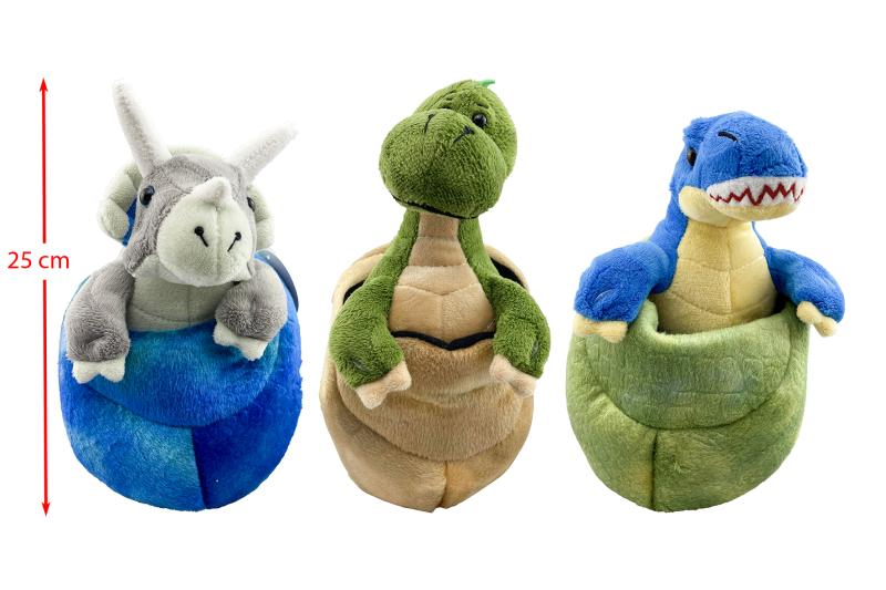 PELUCHE OEUF DINO H25C 3A