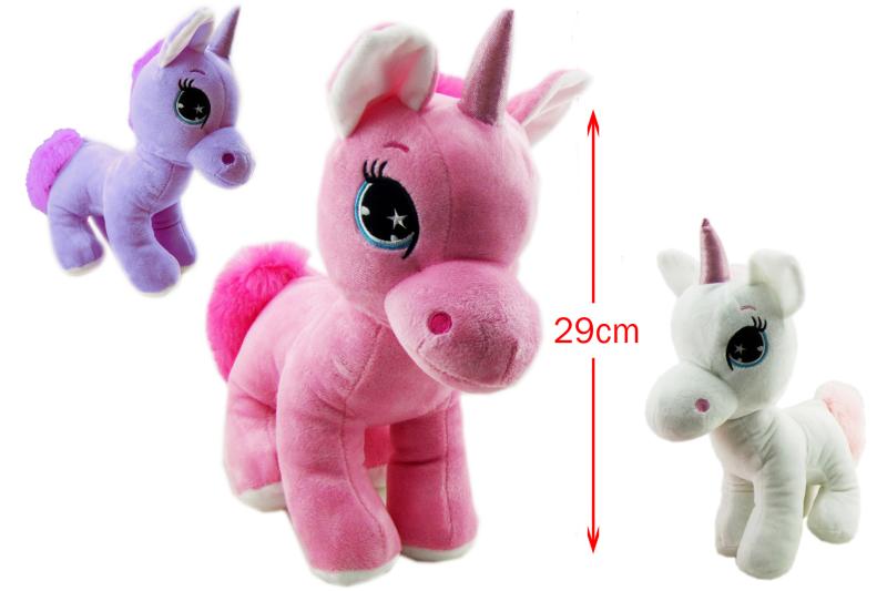 PELUCHE LICORNE ASSIS H29CM 3C