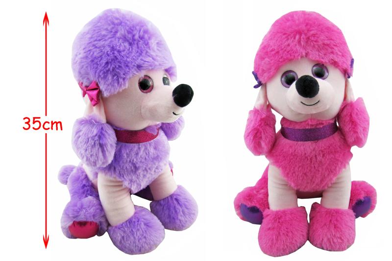 PELUCHE CANICHE ASSIS 2COL H35