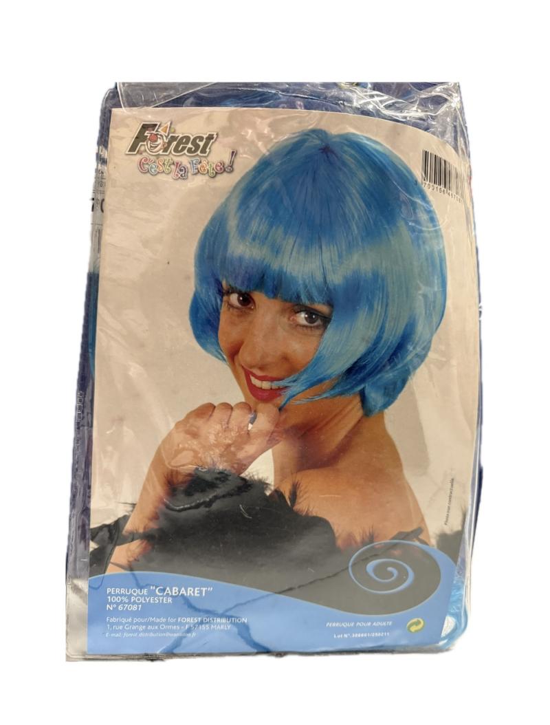 PERRUQUE CABARET BLEU