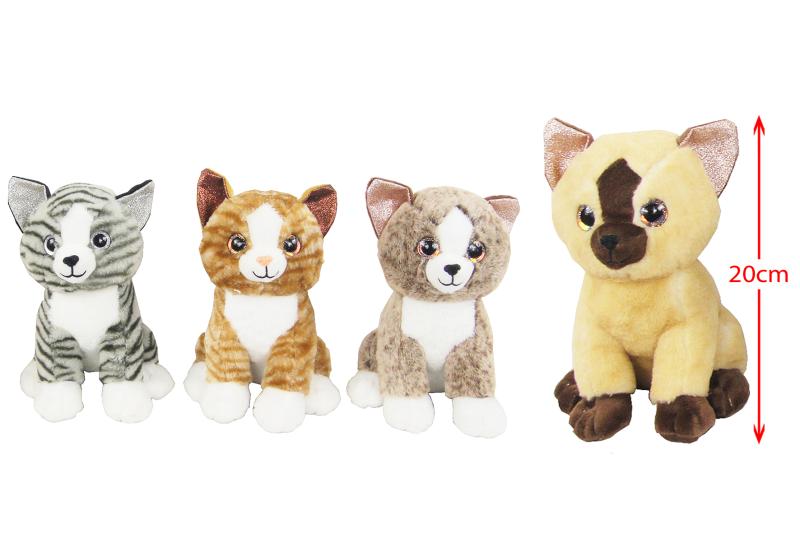 PELUCHE CHAT H20C 4COL