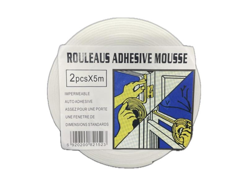 ROULEAU ADHESIF MOUSSE FENETRE 24MMX5M 2PCS