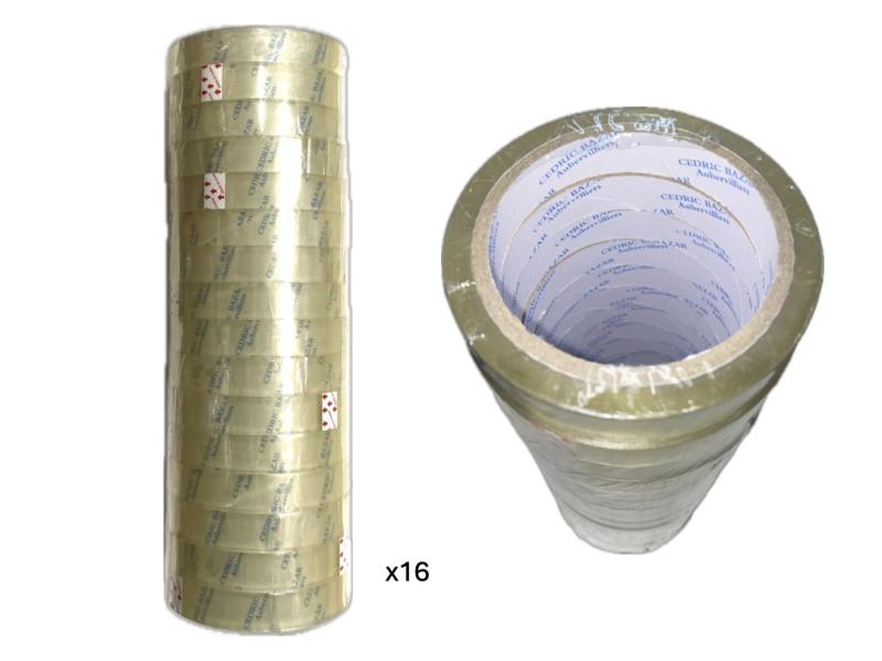 RUBAN ADHESIF TRANSPARENT 18MMX40M