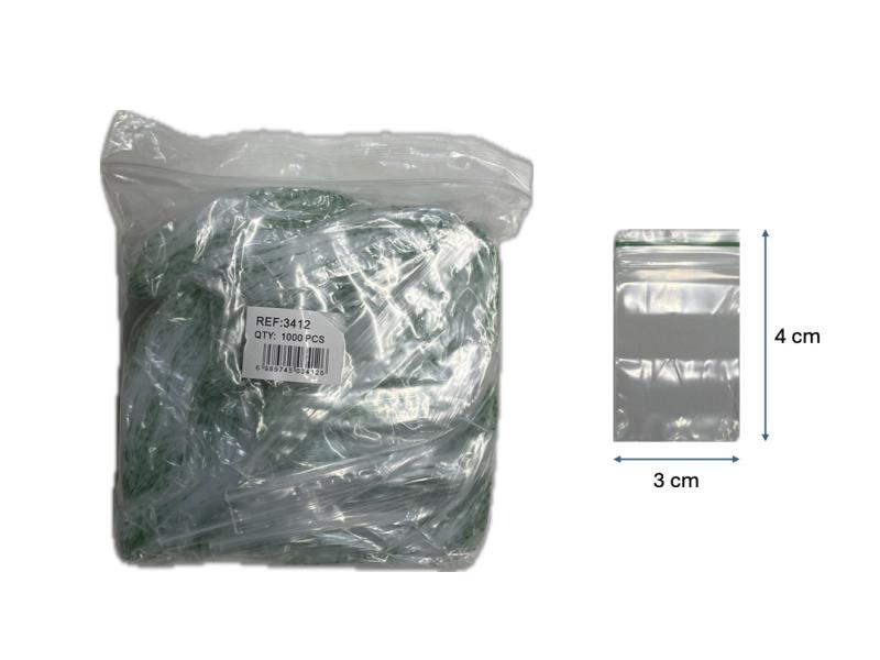 SAC BIJOUX 3X4CM 1000PCS