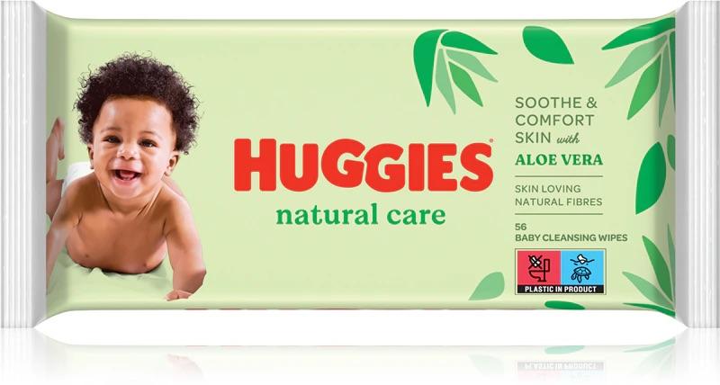 HUGGIES LINGETTES BEBE NATURAL CARE